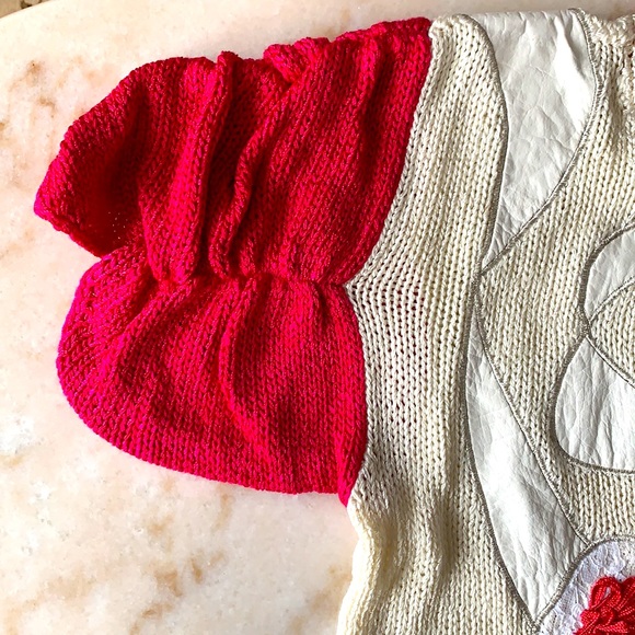 NWT Vintage Nannell short sleeve knitted sweater - Picture 4 of 9